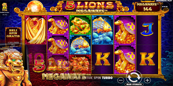Situs Judi Slot Online Terbaik dan Terpercaya Jackpot Terbesar 5 Lions Megaways